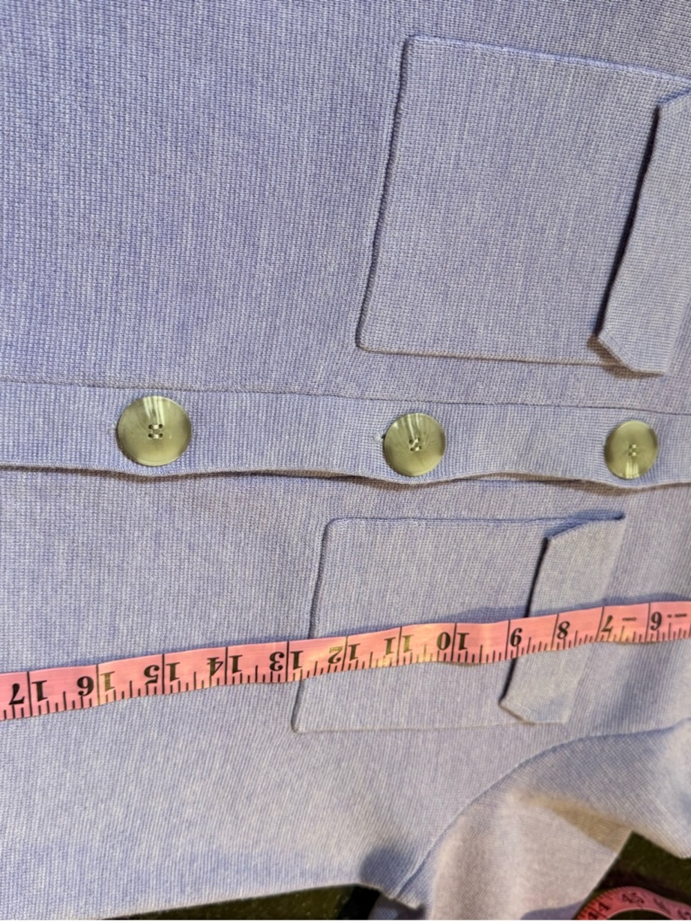 Sézane Lilac Button-Front Knit Jacket - Picture 15 of 15